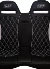 HSP Seats Bench Seat Black-Black HAVOC Series Polaris RZR 2015-2021                                     - HABR1HCBB-JJHX - Image 3